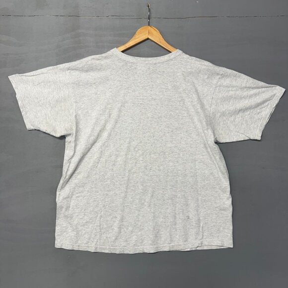 Vintage Miami University Champion 90s Grey Boxy Tee Shirt Xl - Picture 4 of 7